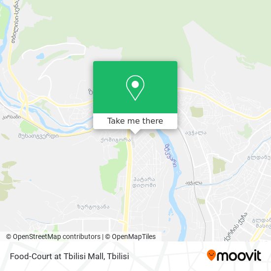 Food-Court at Tbilisi Mall map