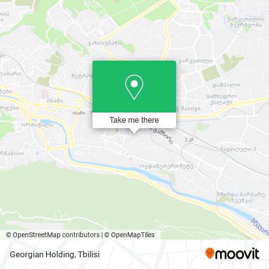 Georgian Holding map