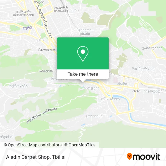 Карта Aladin Carpet Shop