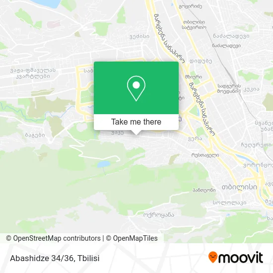 Карта Abashidze 34/36