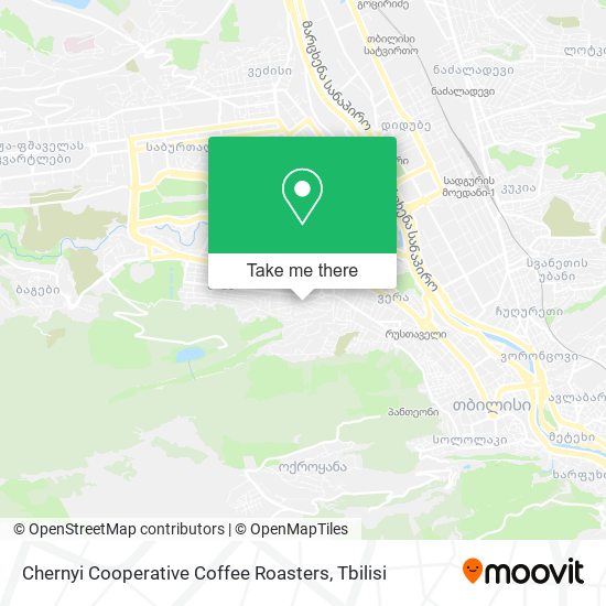 Карта Chernyi Cooperative Coffee Roasters