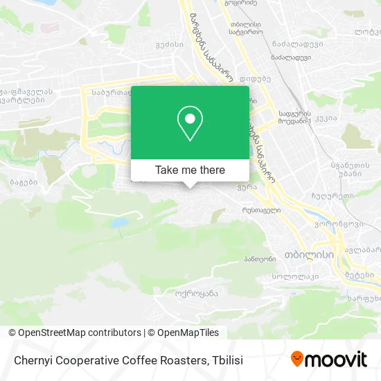 Карта Chernyi Cooperative Coffee Roasters