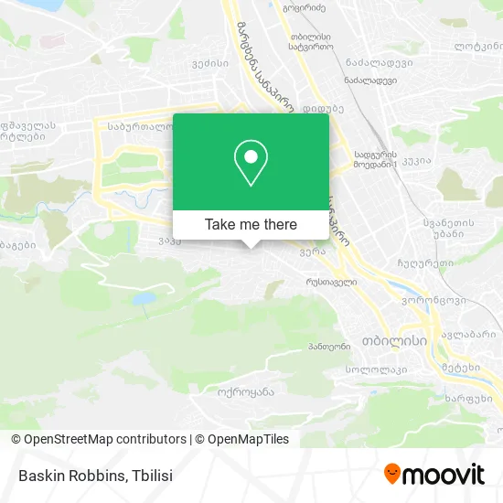 Карта Baskin Robbins