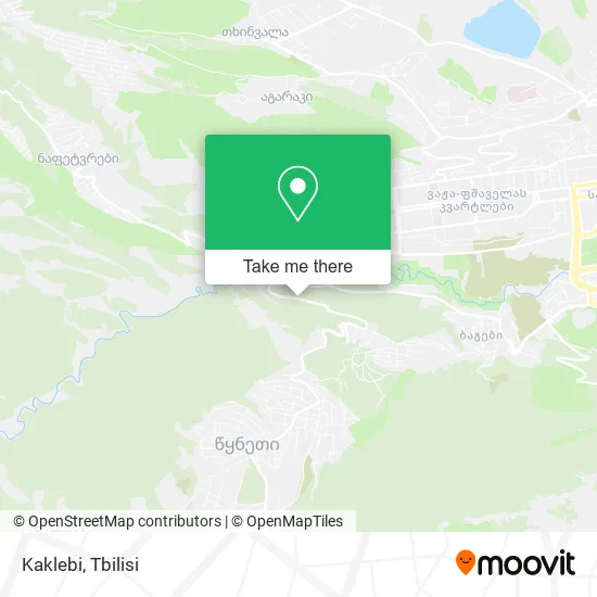Карта Kaklebi
