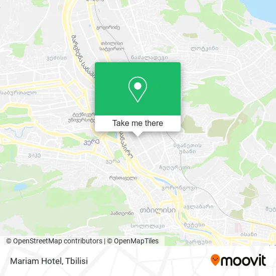 Карта Mariam Hotel