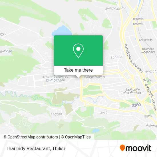 Карта Thai Indy Restaurant