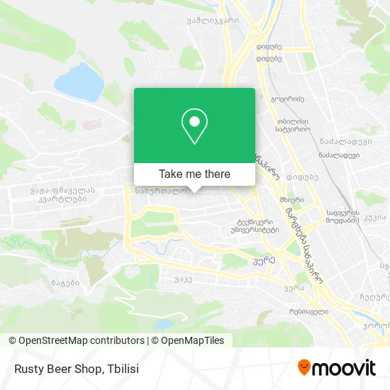 Карта Rusty Beer Shop