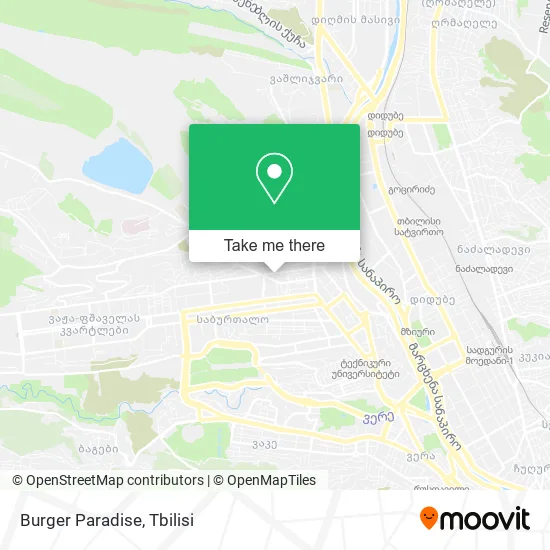 Карта Burger Paradise