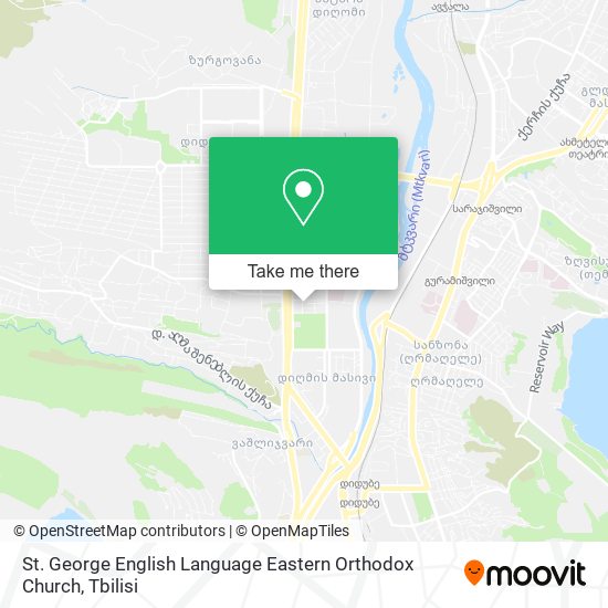 St. George English Language Eastern Orthodox Church map