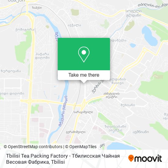 Tbilisi Tea Packing Factory - Тбилисская Чайная Весовая Фабрика map
