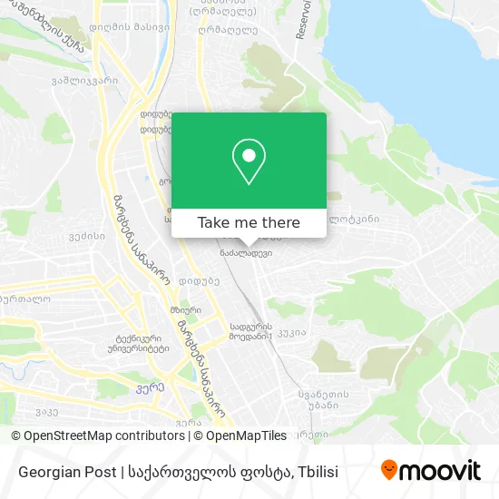Georgian Post | საქართველოს ფოსტა map