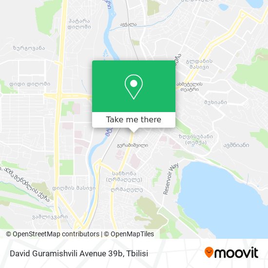 Карта David Guramishvili Avenue 39b