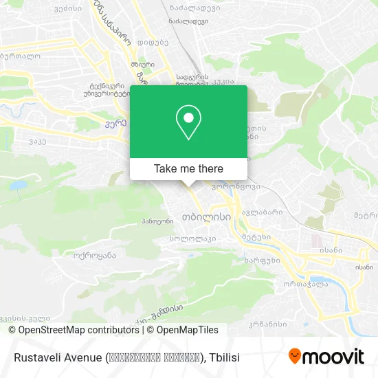 Rustaveli Avenue (რუსთაველის გამზირი) map