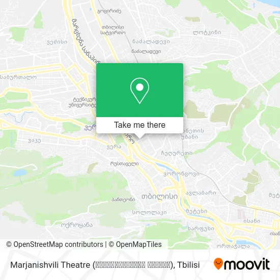 Карта Marjanishvili Theatre (მარჯანიშვილის თეატრი)