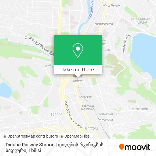 Didube Railway Station | დიდუბის რკინიგზის სადგური map