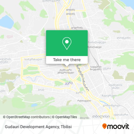 Gudauri Development Agency map