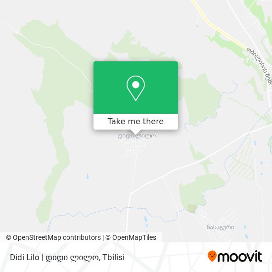 Didi Lilo | დიდი ლილო map