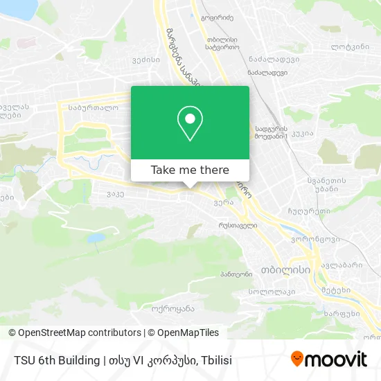 TSU 6th Building | თსუ VI კორპუსი map