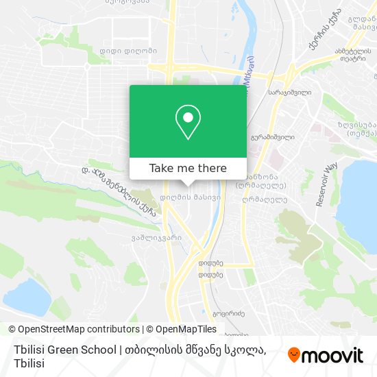 Tbilisi Green School | თბილისის მწვანე სკოლა map