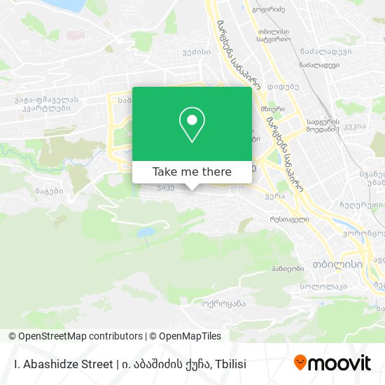 I. Abashidze Street | ი. აბაშიძის ქუჩა map