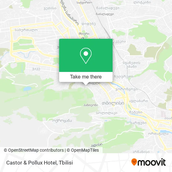 Карта Castor & Pollux Hotel