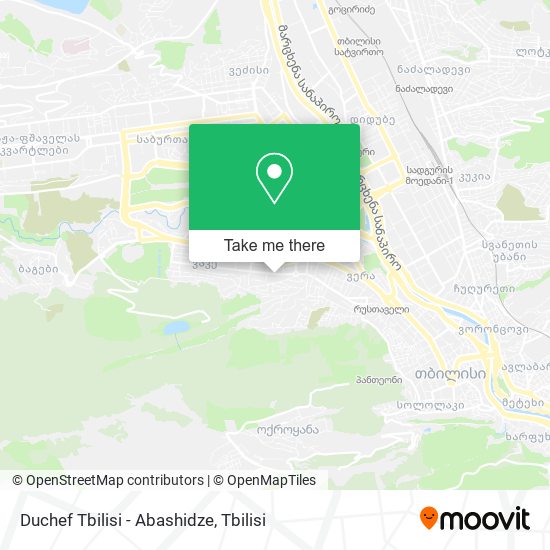 Duchef Tbilisi - Abashidze map