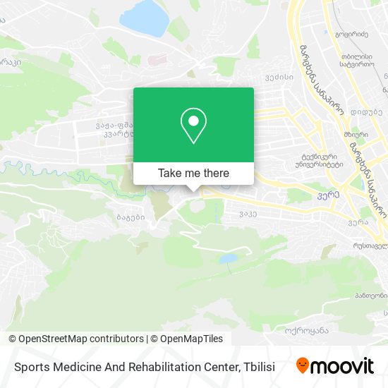 Карта Sports Medicine And Rehabilitation Center