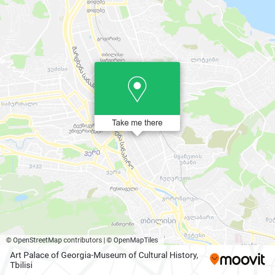 Art Palace of Georgia-Museum of Cultural History map