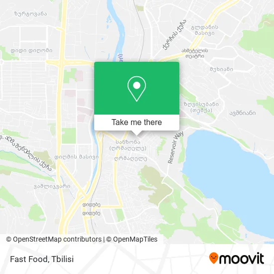 Карта Fast Food