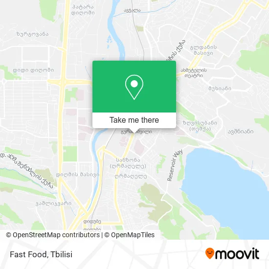 Карта Fast Food