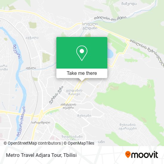 Metro Travel Adjara Tour map