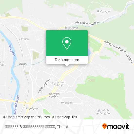 გლდანის 6 დისტანციური პარკი map