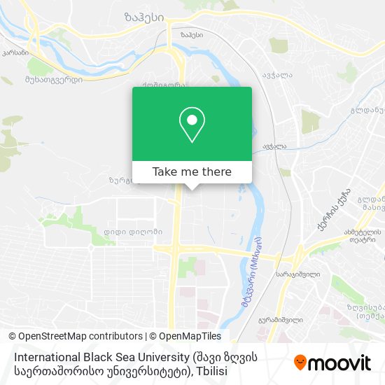 International Black Sea University (შავი ზღვის საერთაშორისო უნივერსიტეტი) map