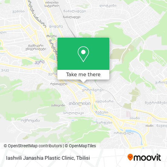 Iashvili Janashia  Plastic Clinic map