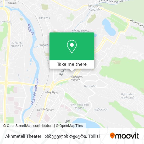 Карта Akhmeteli Theater | ახმეტელის თეატრი
