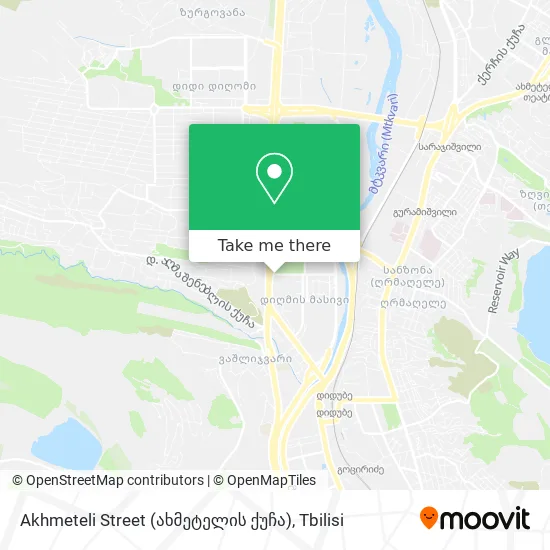 Akhmeteli Street (ახმეტელის ქუჩა) map