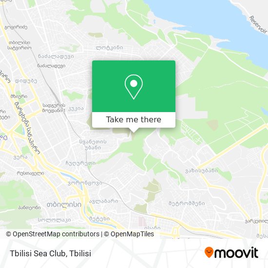 Карта Tbilisi Sea Club