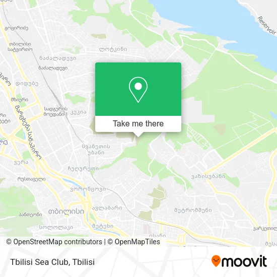 Карта Tbilisi Sea Club