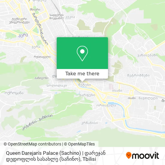 Queen Darejan's Palace (Sachino) | დარეჯან დედოფლის სასახლე (საჩინო) map