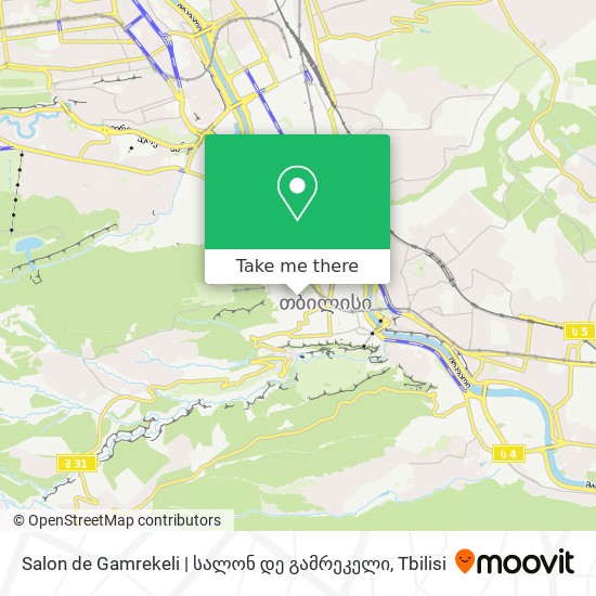 Salon de Gamrekeli | სალონ დე გამრეკელი map