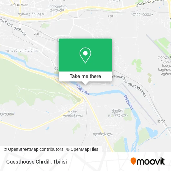 Chrdili Guesthouse map