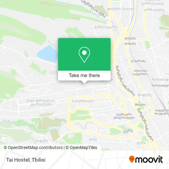 Карта Tai Hostel