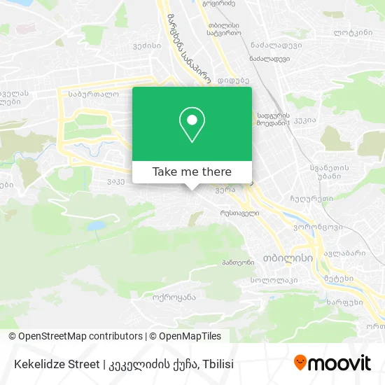 Kekelidze Street | კეკელიძის ქუჩა map