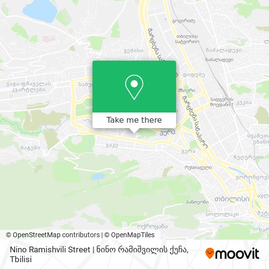 Nino Ramishvili Street | ნინო რამიშვილის ქუჩა map