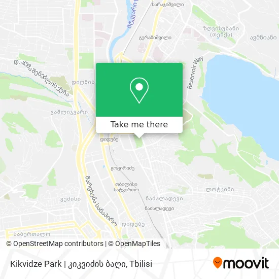 Kikvidze Park | კიკვიძის ბაღი map