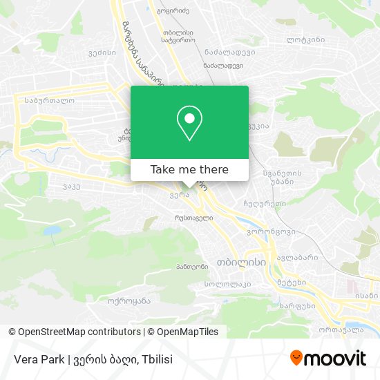 Vera Park | ვერის ბაღი map