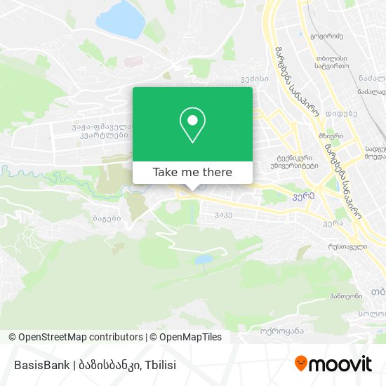 BasisBank | ბაზისბანკი map