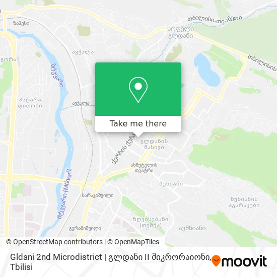 Gldani 2nd Microdistrict | გლდანი II მიკრორაიონი map