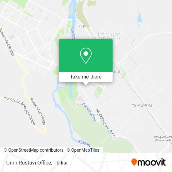 Карта Unm Rustavi Office