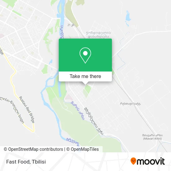 Карта Fast Food